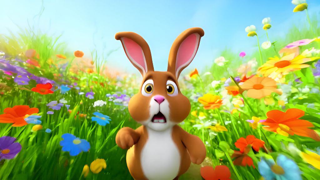 Nervous Rabbit Animation AI-Generated Shocked Rabbit 2D Animation Images/Videos | vivago.ai