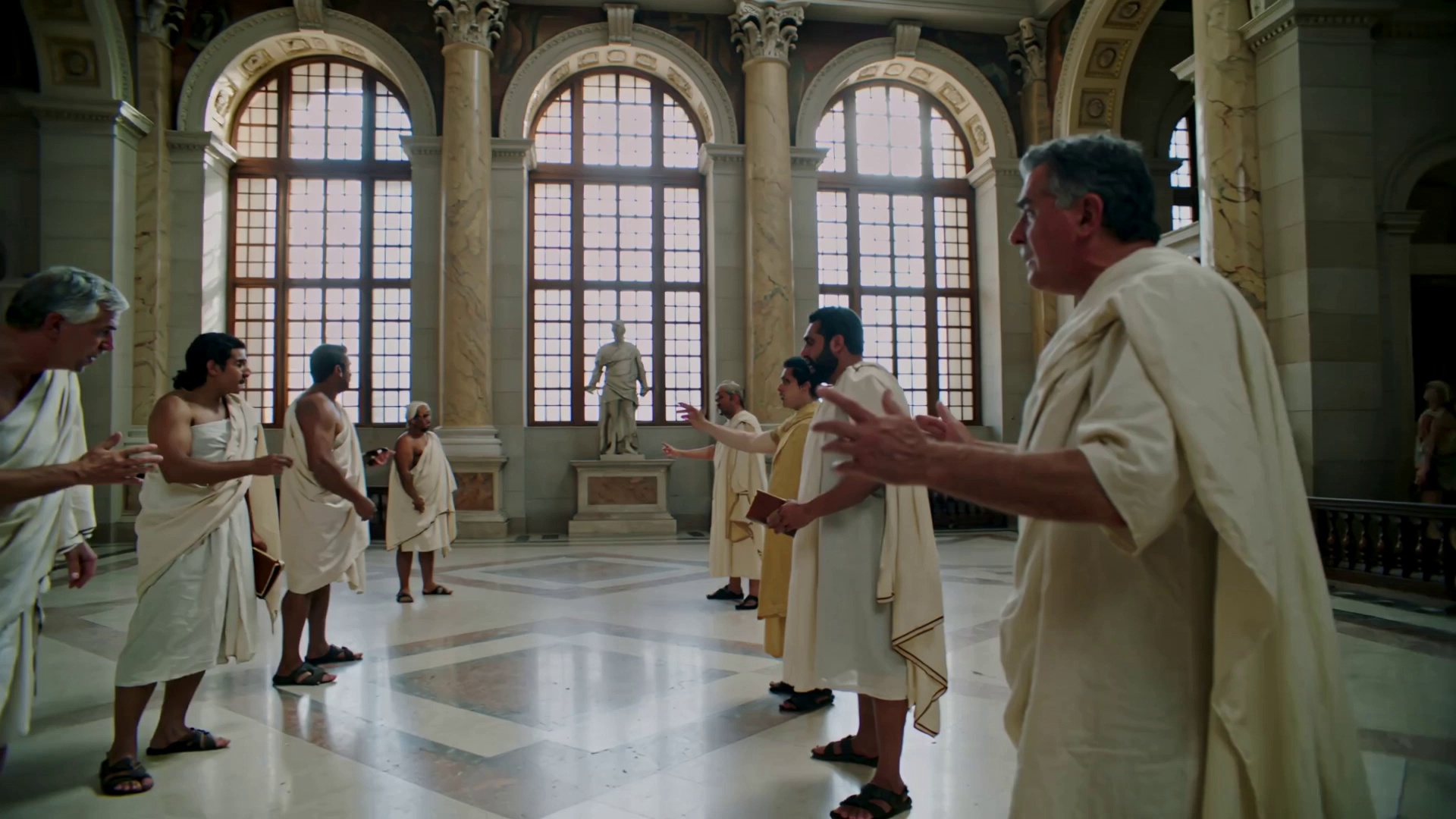 Senators Arguing Rome AI-Generated Roman Senate Debate Scene Visuals | vivago.ai