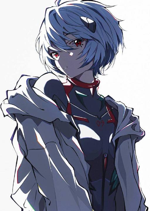 AI-Generated Ayanami Rei Animation | Cinematic Head Turn | vivago.ai