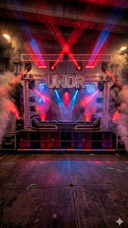 Mining Rave Visuals AI-Generated Underground Rave Smoky Laser Beams Photorealistic 4K ...