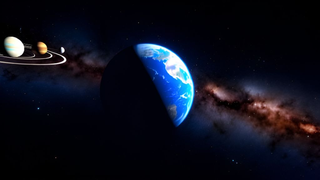 AI-Generated Realistic Earth Astronomical Images/Videos | Rotating Axis ...
